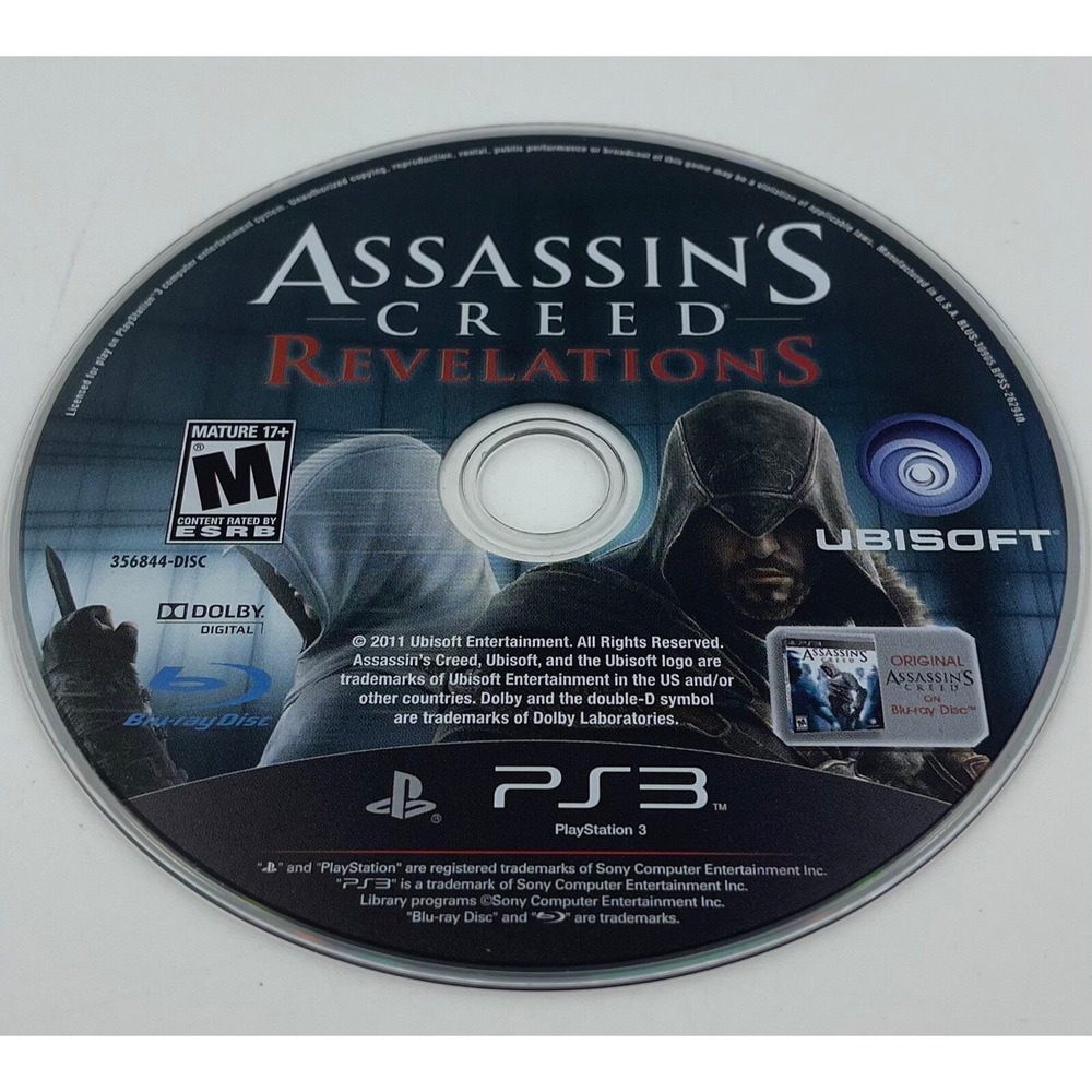 Assassin's‎ Creed Revelations (Sony PlayStation 3 PS3) GAME DISK ONLY - TESTED